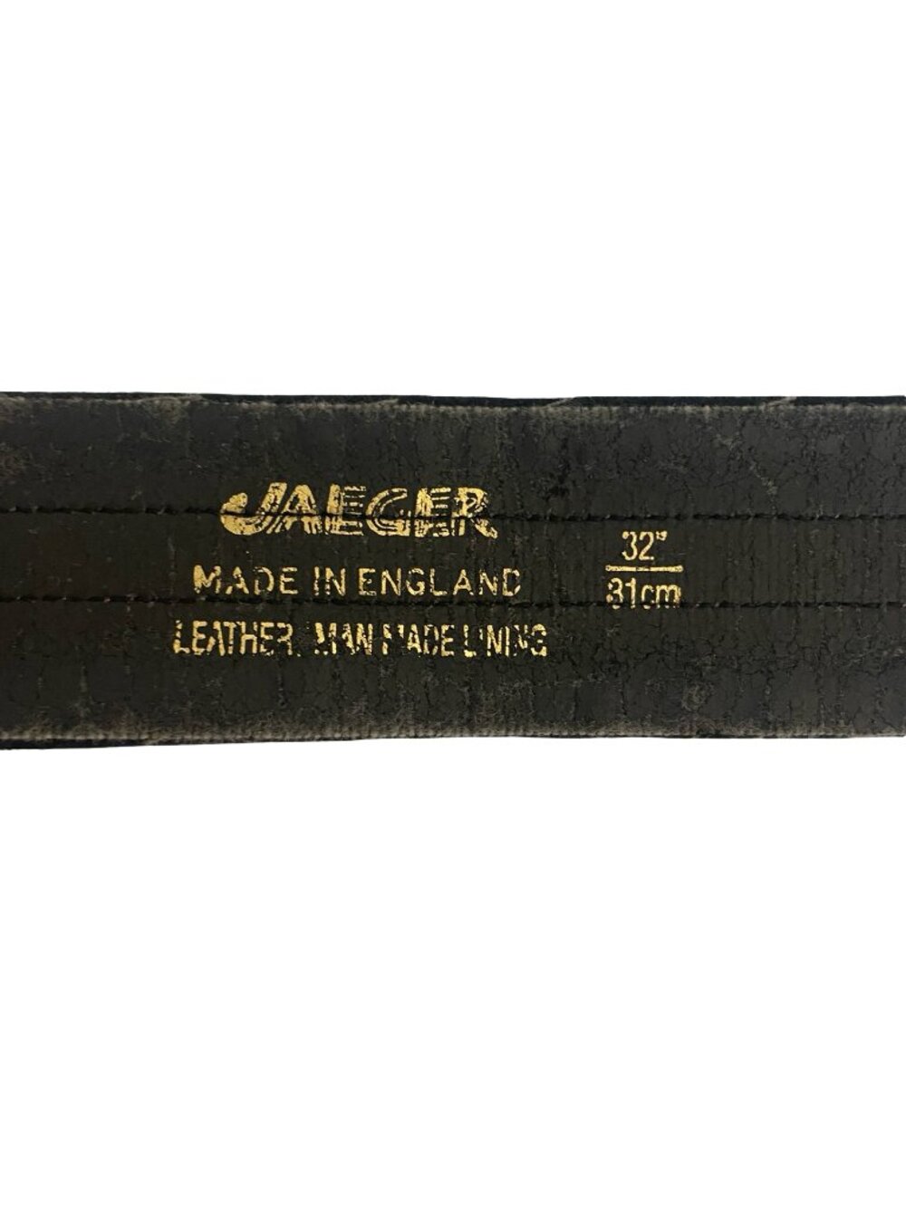Jaeger Leather Belt 🇬🇧 Dark Navy & Pink Suede Trim – Size 32” - Picture 12 of 12